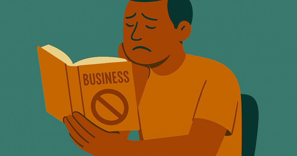 Why I Can't Read Business Books Anymore (And Why That's Actually Good)